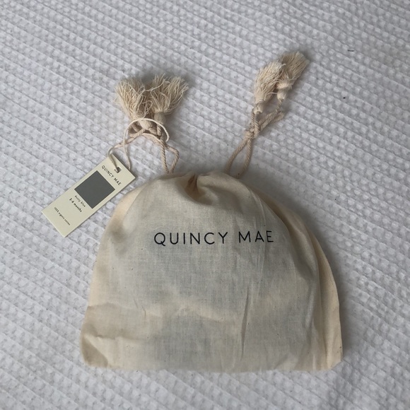 Quincy Mae Dusty Blue Baby Booties - Picture 4 of 5